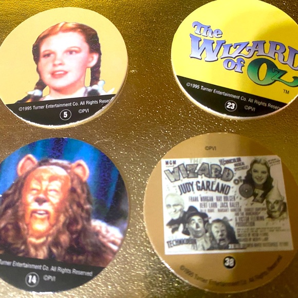 WIZARD OF OZ VINtAGE 90’s POGS GROUP OF 20 DIFFERENT SCENES - Picture 7 of 13